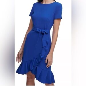 Calvin Klein Royal Blue Midi Dress